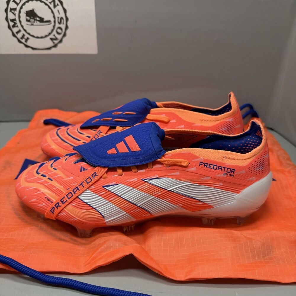 Adidas PREDATOR ELITE Fold Tongue FG Soccer Cleat JI1093 Men Sz 6.5 Women Sz 7.5